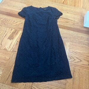 Banana republic size 2 navy lace dress